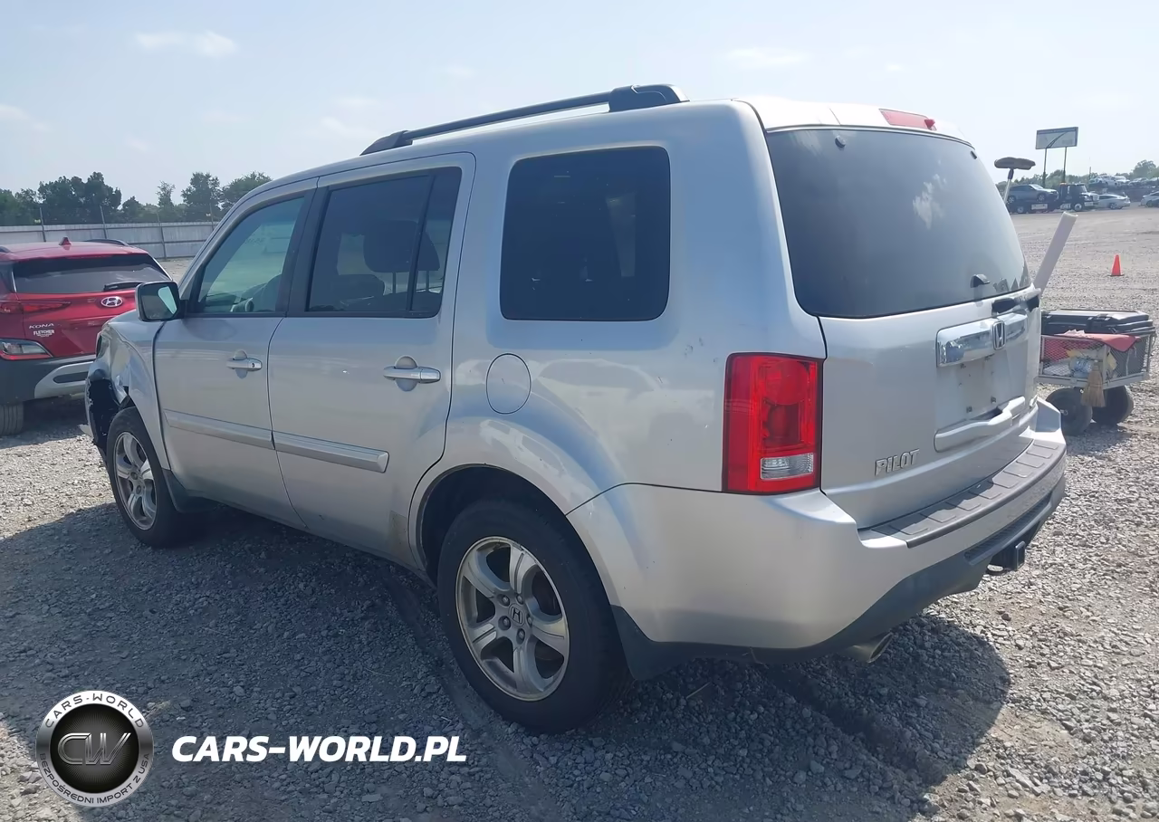2013 Honda Pilot Ex-L VIN:5FNYF4H52DB076254 - 3