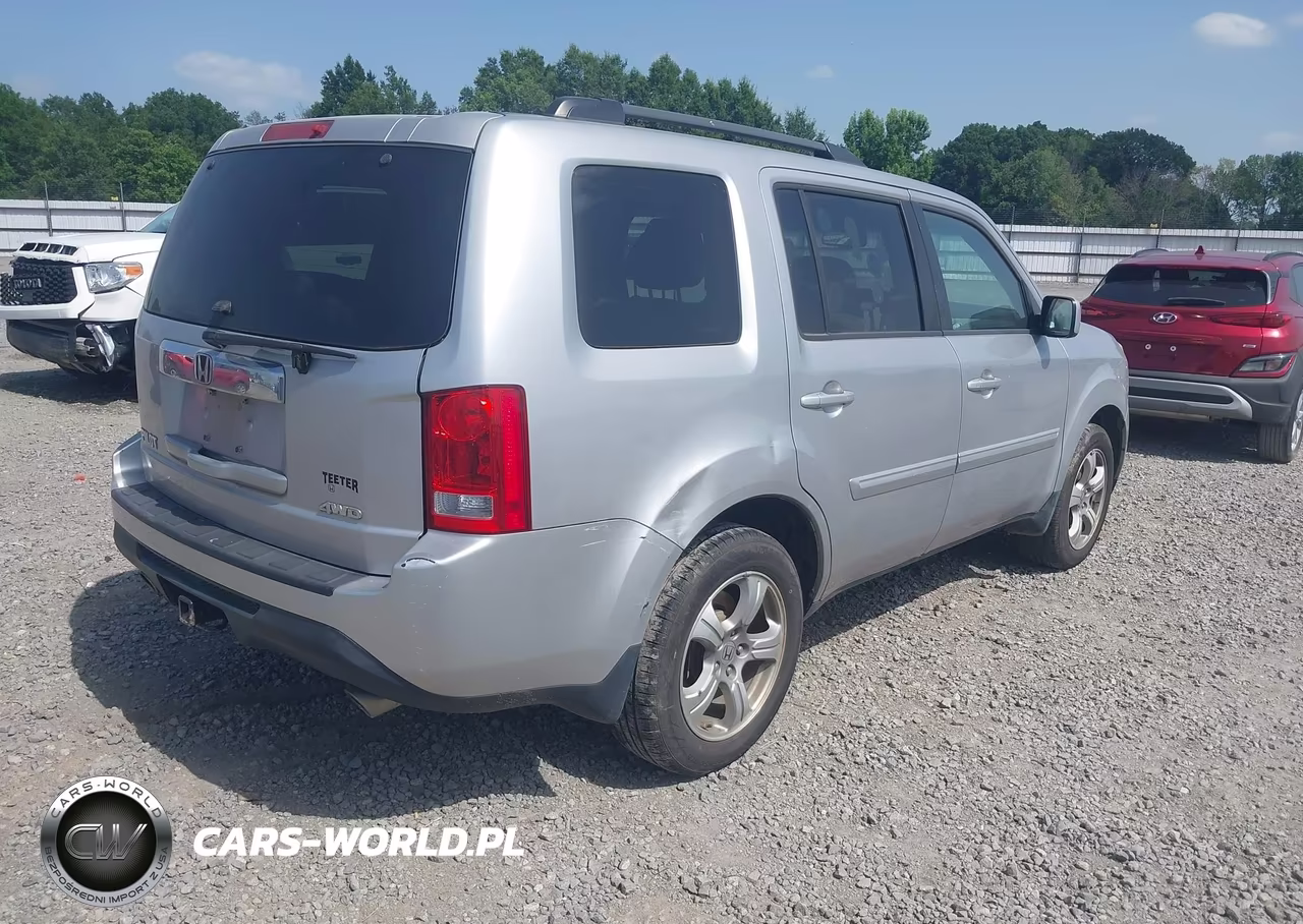 2013 Honda Pilot Ex-L VIN:5FNYF4H52DB076254 - 4