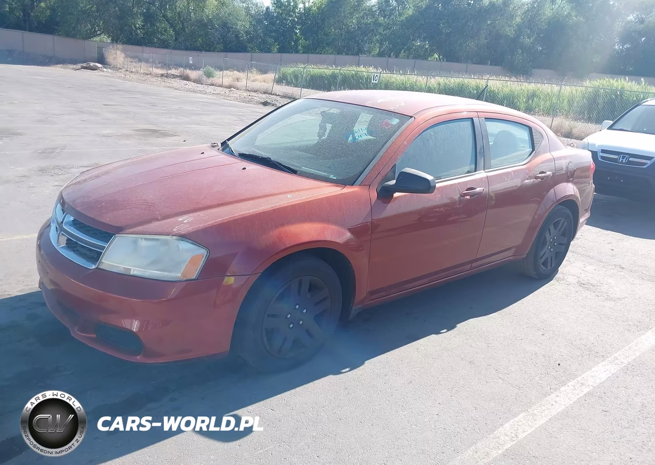 2012 Dodge Avenger Se VIN:1C3CDZAB4CN182707 - 2