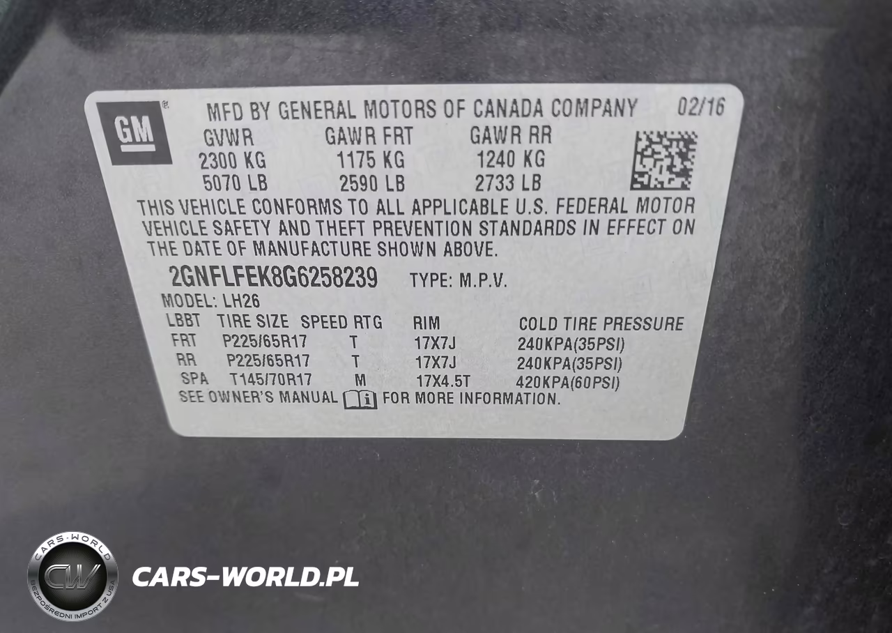 2016 Chevrolet Equinox Lt VIN:2GNFLFEK8G6258239 - 9