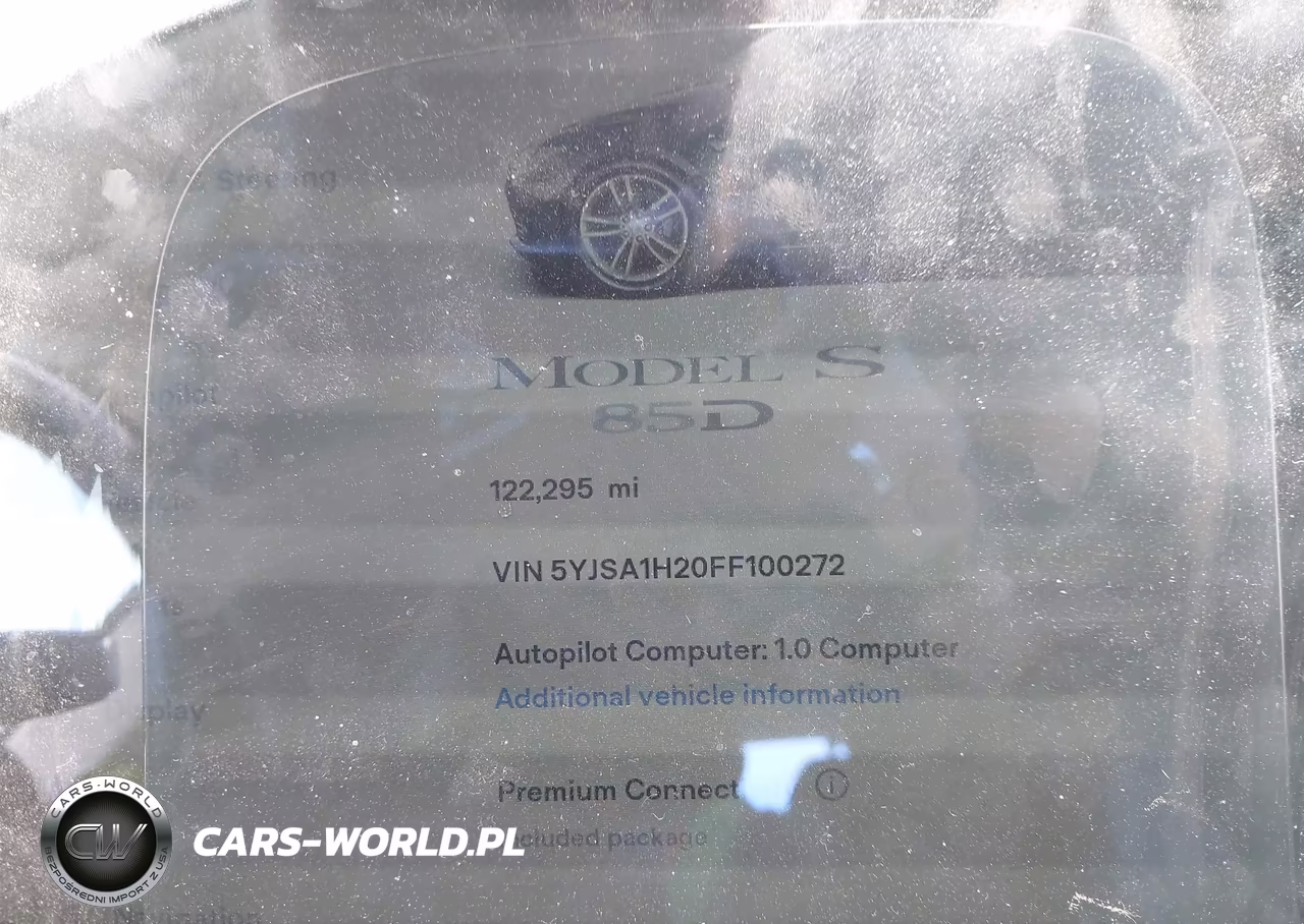 2015 Tesla Model S 70D-85D-P85D VIN:5YJSA1H20FF100272 - 7