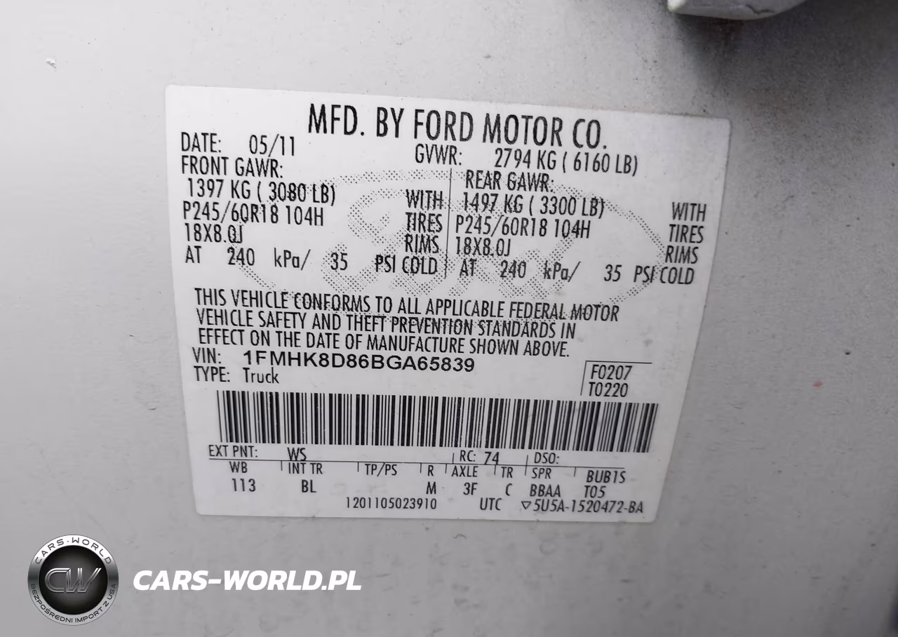 2011 Ford Explorer Xlt VIN:1FMHK8D86BGA65839 - 9