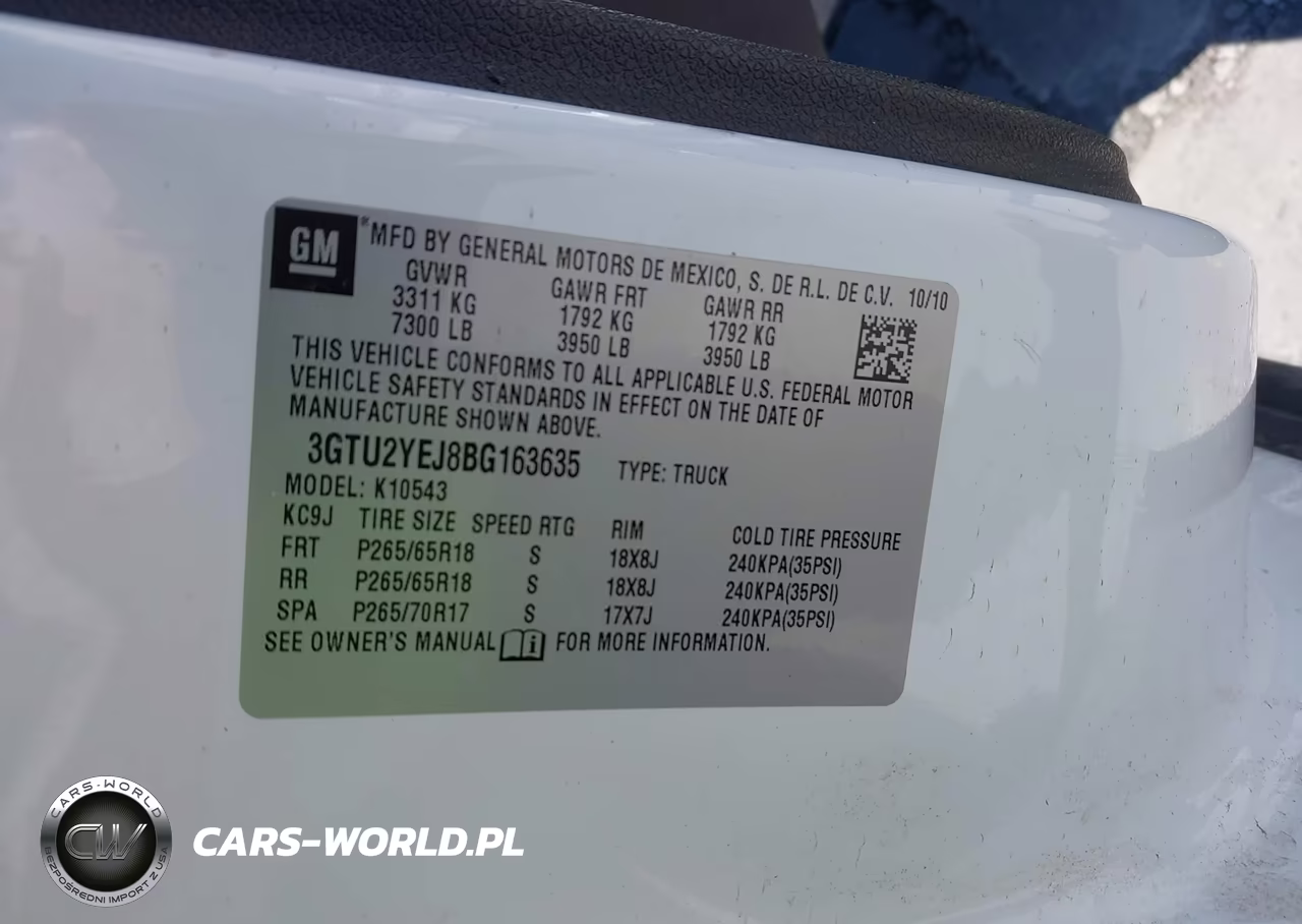 2011 GMC Sierra 1500 Hybrid 3Ha VIN:3GTU2YEJ8BG163635 - 9