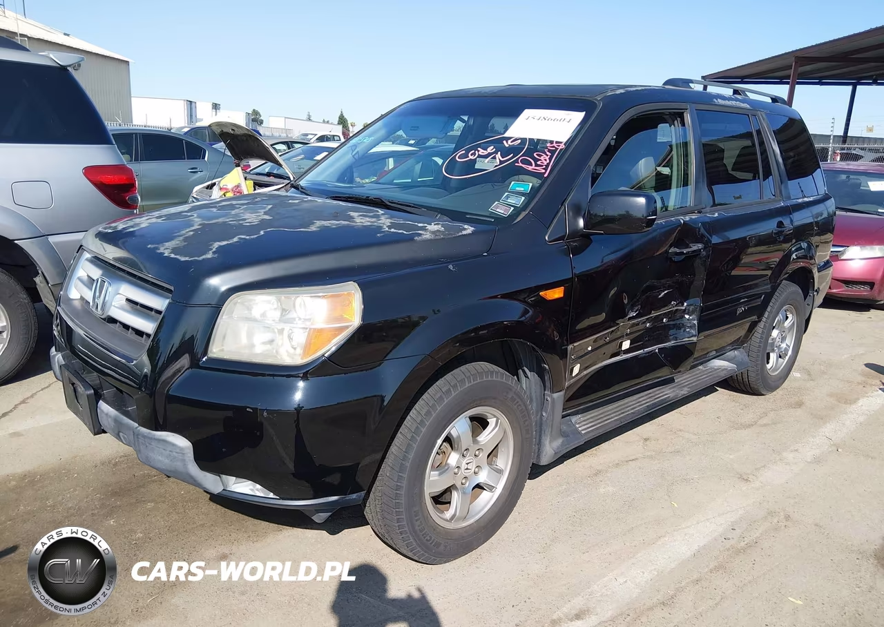 2007 Honda Pilot Ex-L VIN:2HKYF18717H534193 - 2