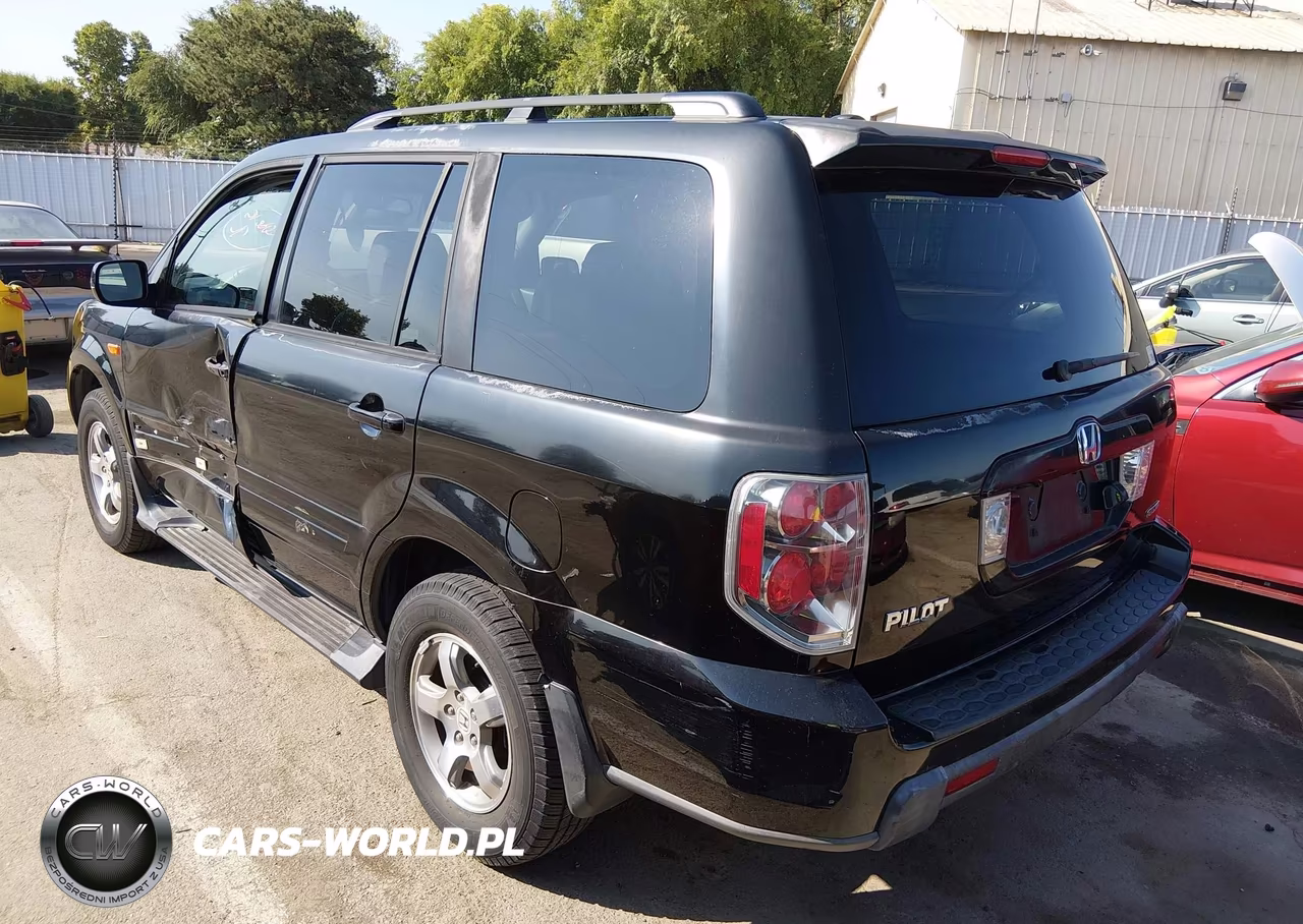 2007 Honda Pilot Ex-L VIN:2HKYF18717H534193 - 3