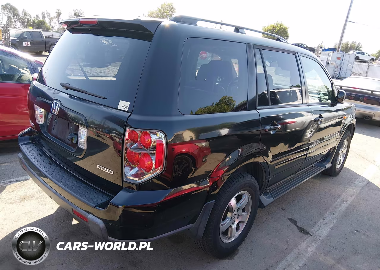 2007 Honda Pilot Ex-L VIN:2HKYF18717H534193 - 4