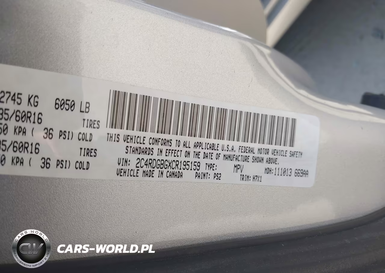 2012 Dodge Grand Caravan Se-Avp VIN:2C4RDGBGXCR195159 - 9