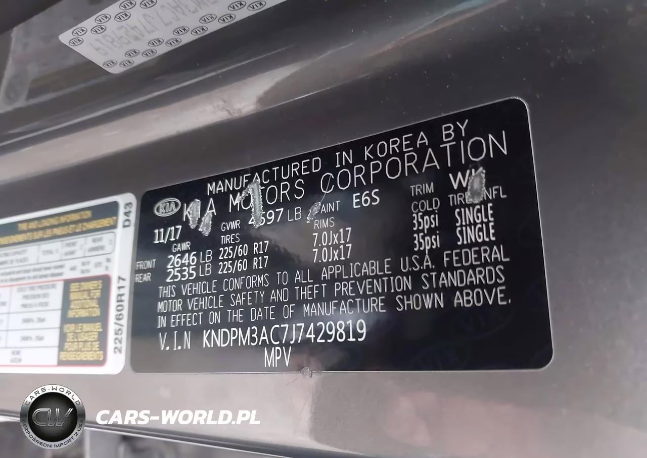 2018 Kia Sportage Lx VIN:KNDPM3AC7J7429819 - 9