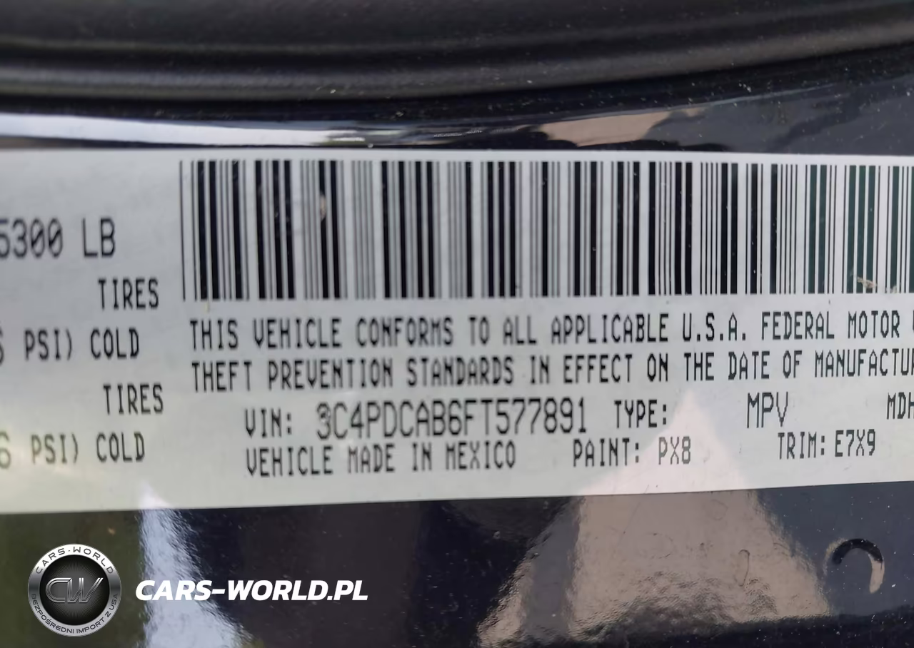 2015 Dodge Journey Se VIN:3C4PDCAB6FT577891 - 9