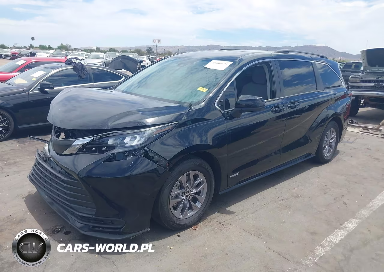 2021 Toyota Sienna Le VIN:5TDKRKEC8MS037247 - 2
