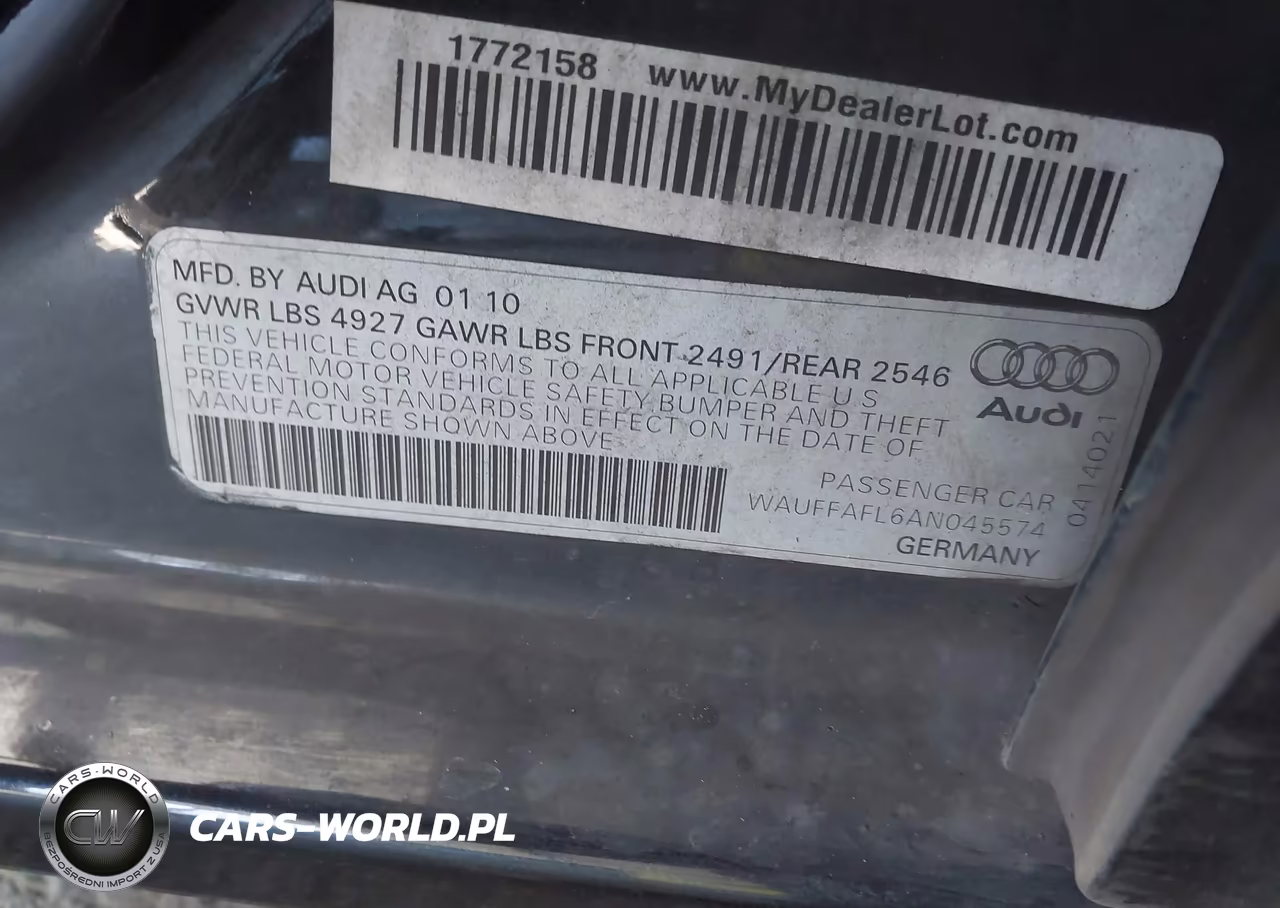 2010 Audi A4 2.0T Premium VIN:WAUFFAFL6AN045574 - 9