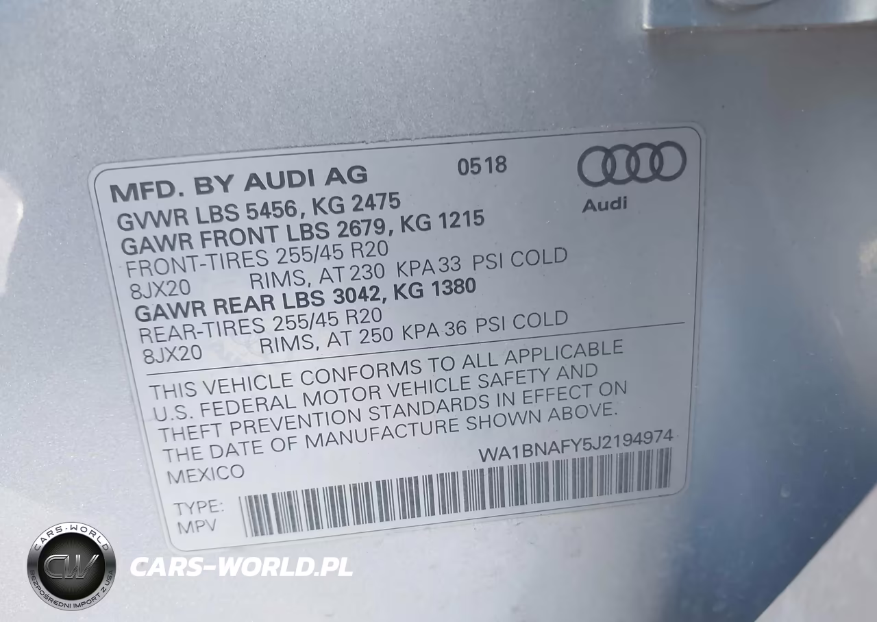 2018 Audi Q5 2.0T Premium-2.0T Tech Premium VIN:WA1BNAFY5J2194974 - 9