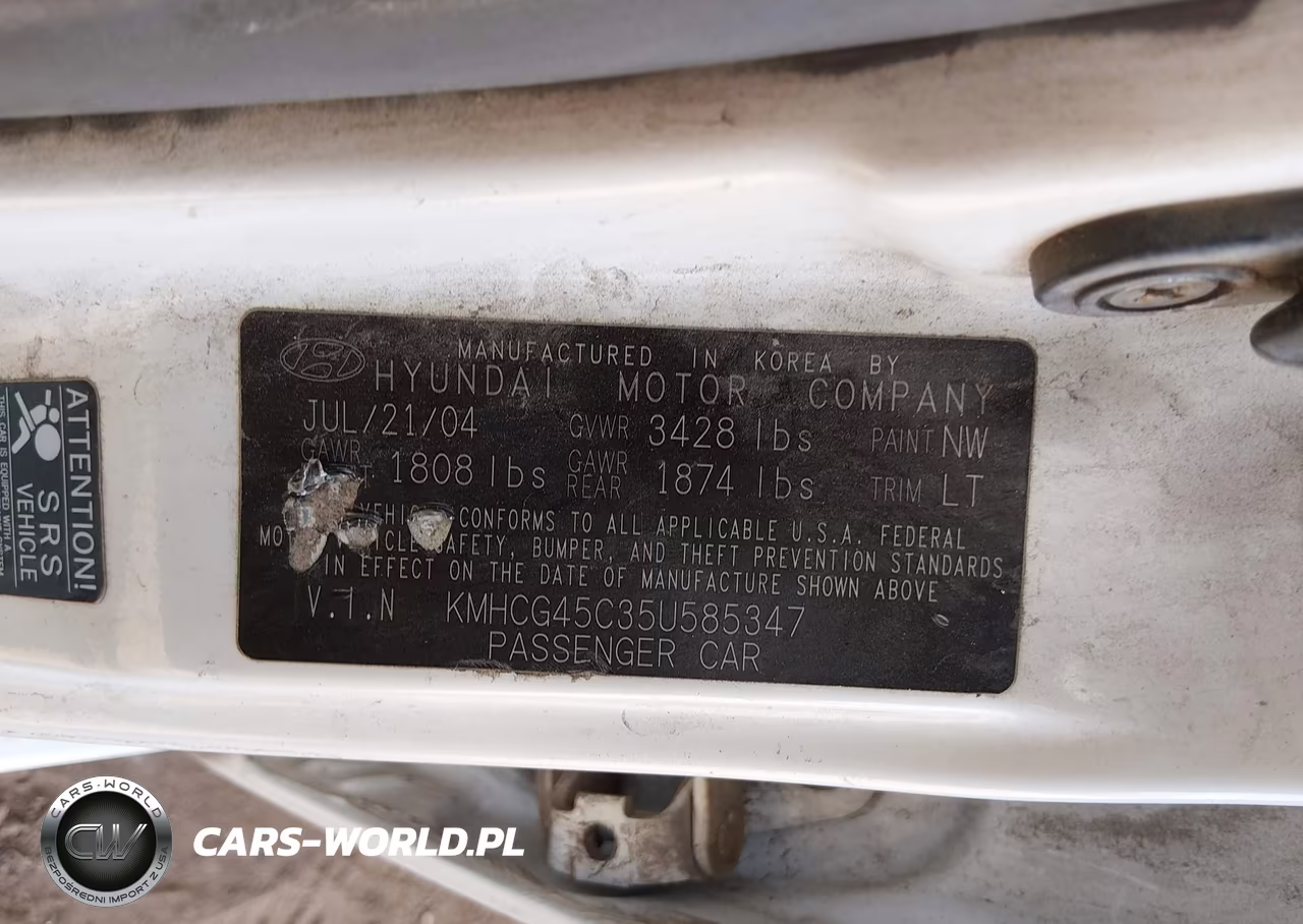 2005 Hyundai Accent Gls VIN:KMHCG45C35U585347 - 9