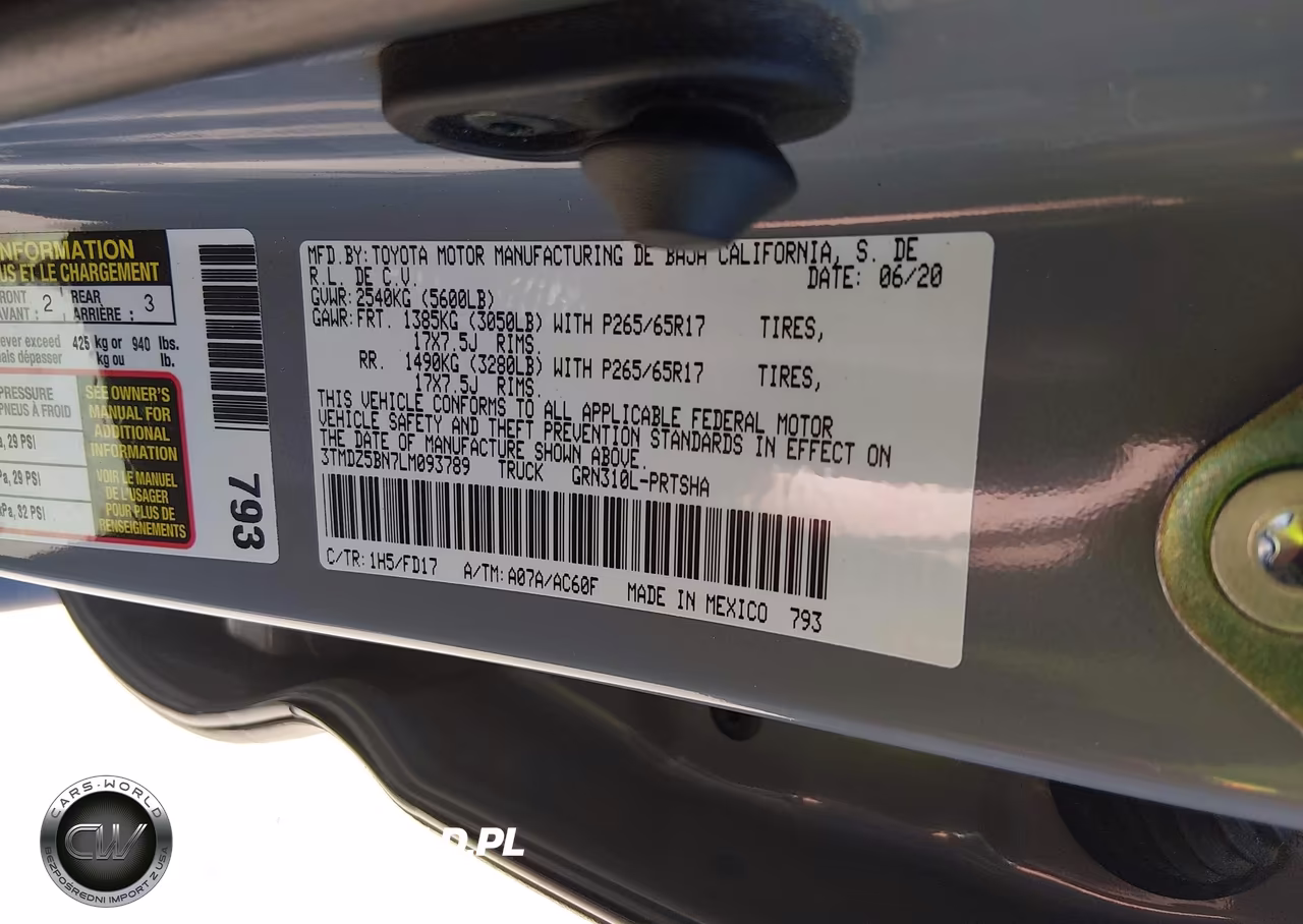 2020 Toyota Tacoma Trd Sport VIN:3TMDZ5BN7LM093789 - 9