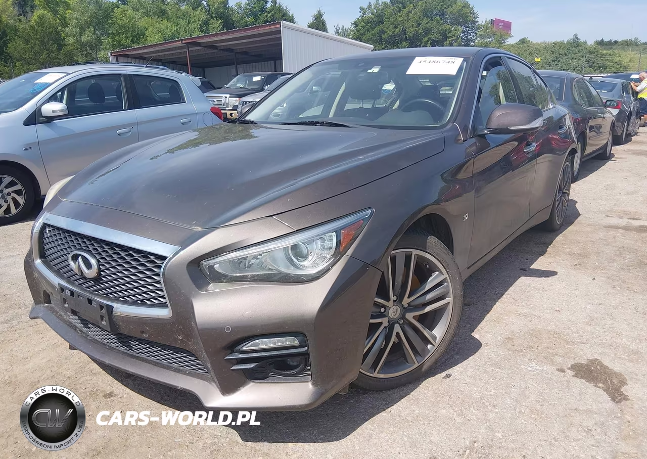 2015 Infiniti Q50 Sport VIN:JN1BV7AR4FM393439 - 2