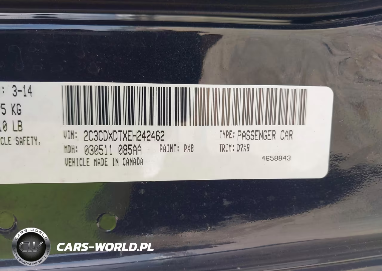 2014 Dodge Charger R-T VIN:2C3CDXDTXEH242462 - 9