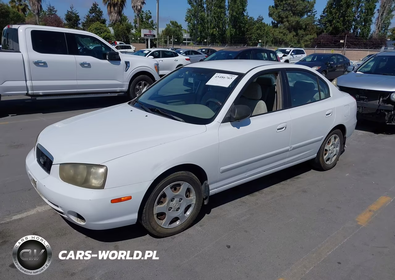 2001 Hyundai Elantra Gls VIN:KMHDN45D91U067336 - 2