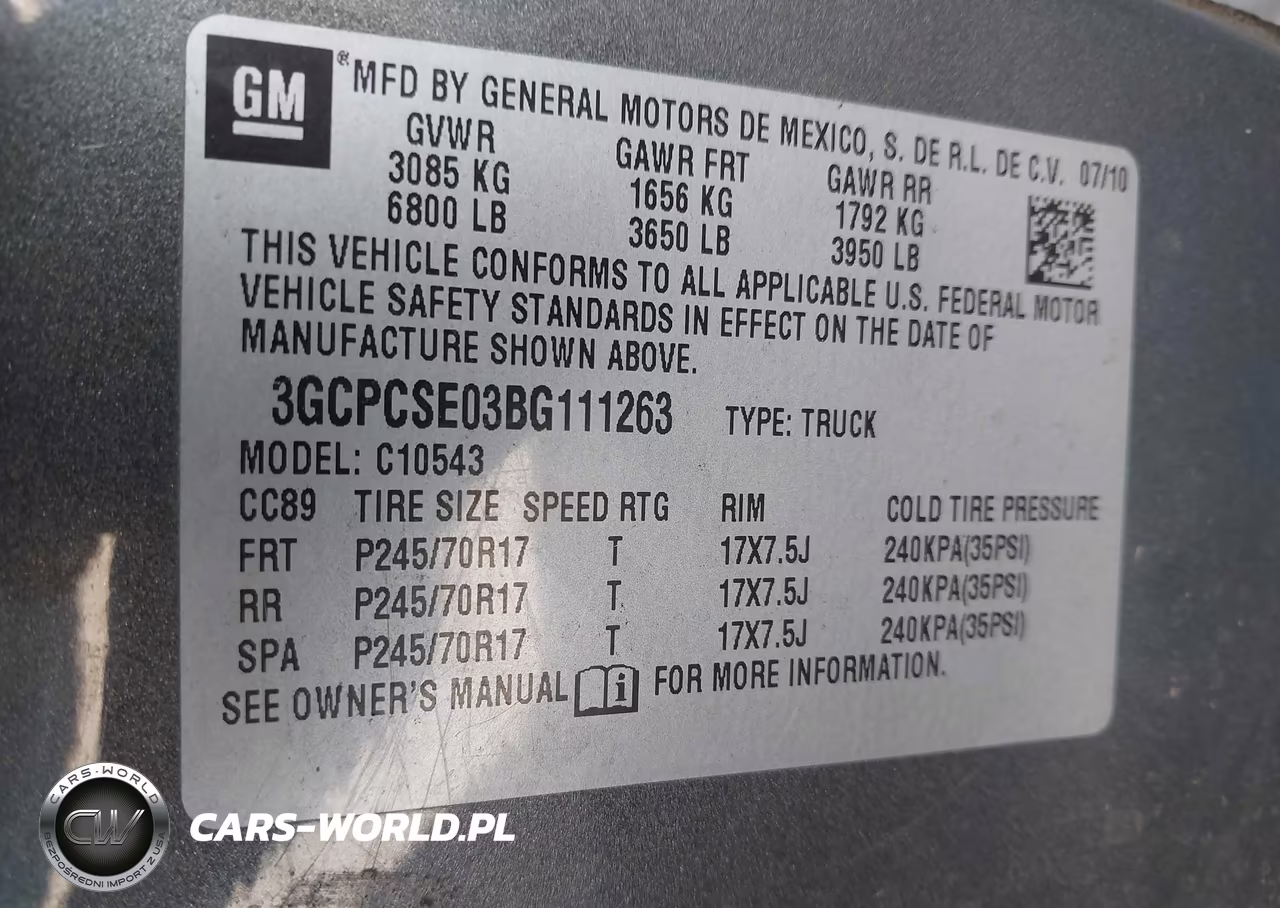 2011 Chevrolet Silverado 1500 Lt VIN:3GCPCSE03BG111263 - 9