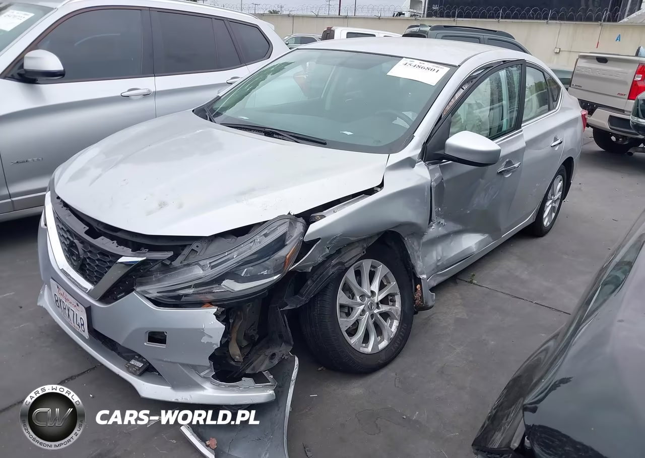 2019 Nissan Sentra Sv VIN:3N1AB7AP7KY286136 - 2