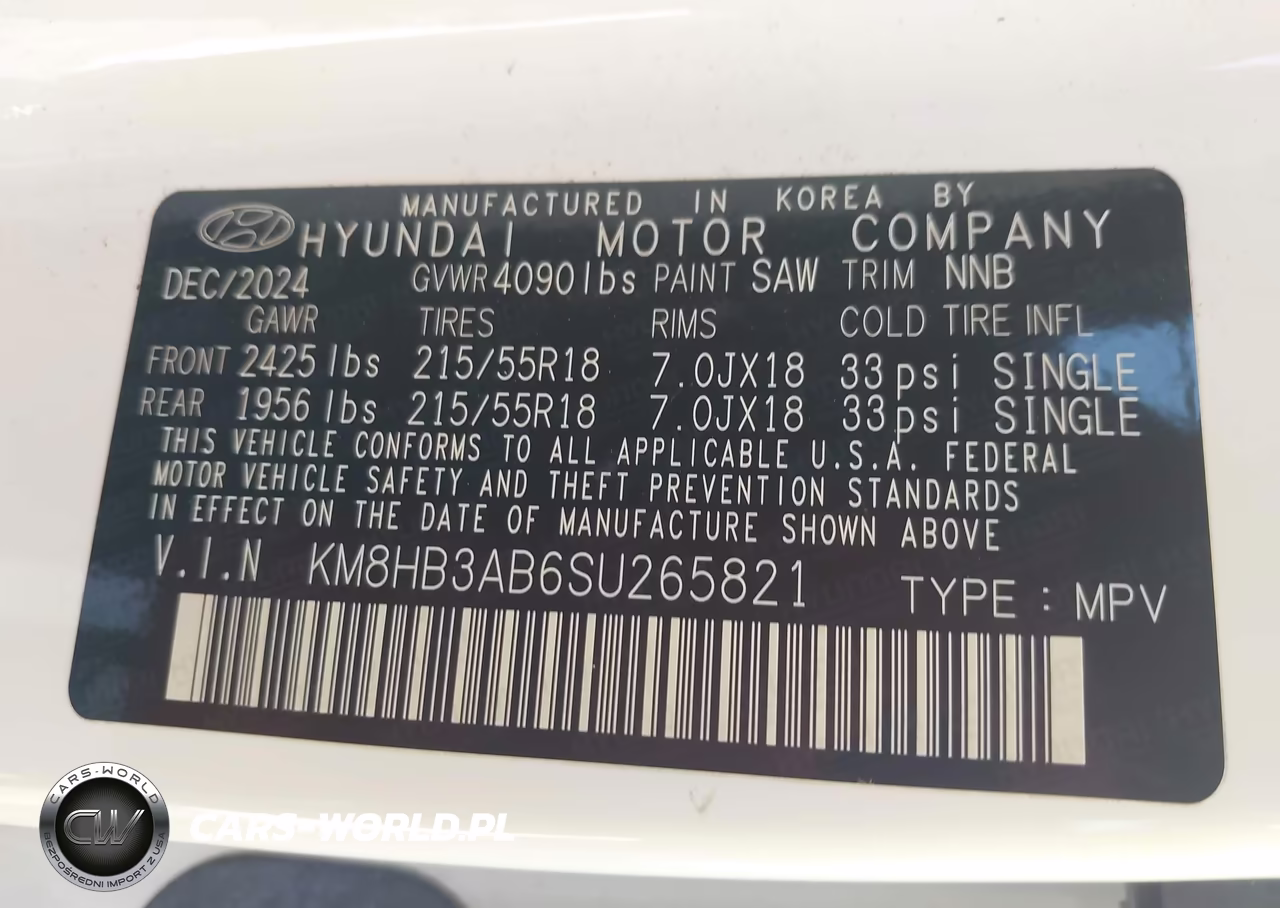 2025 Hyundai Kona Sel VIN:KM8HB3AB6SU265821 - 9