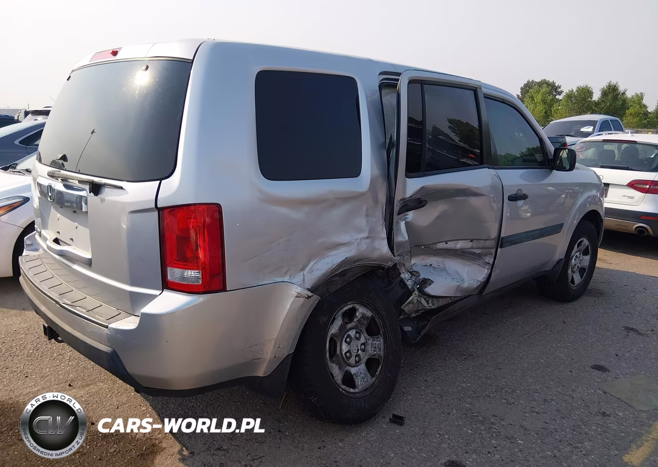 2011 Honda Pilot Lx VIN:5FNYF3H23BB052753 - 4