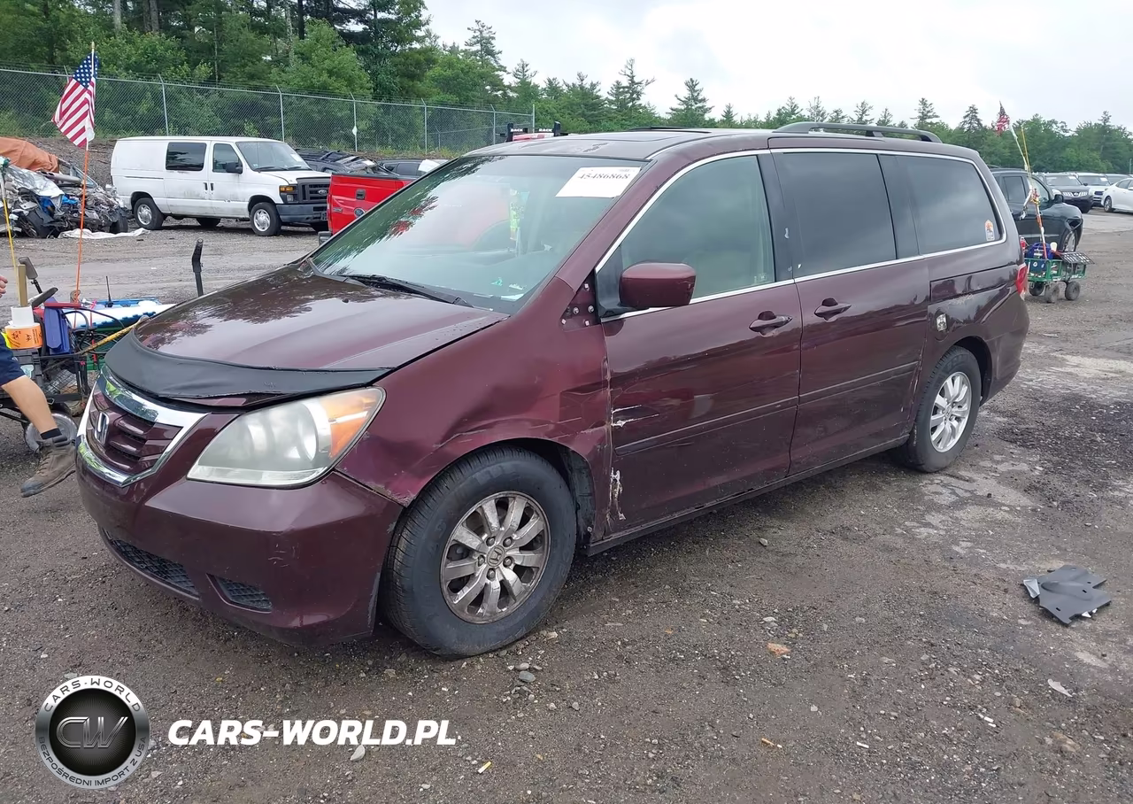 2008 Honda Odyssey Ex-L VIN:5FNRL386X8B089050 - 2