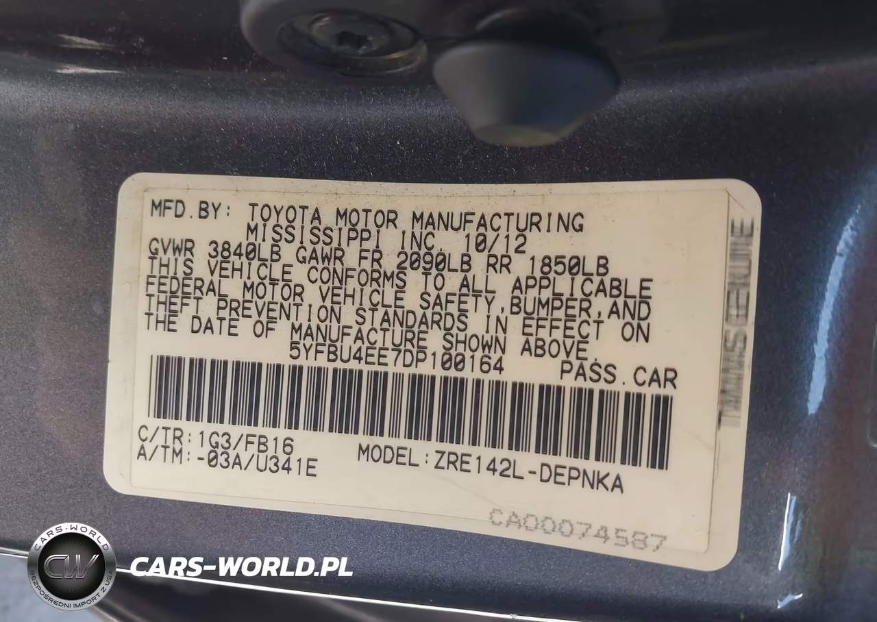 2013 Toyota Corolla Le VIN:5YFBU4EE7DP100164 - 9