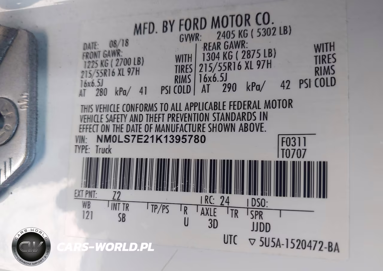 2019 Ford Transit Connect Xl VIN:NM0LS7E21K1395780 - 9