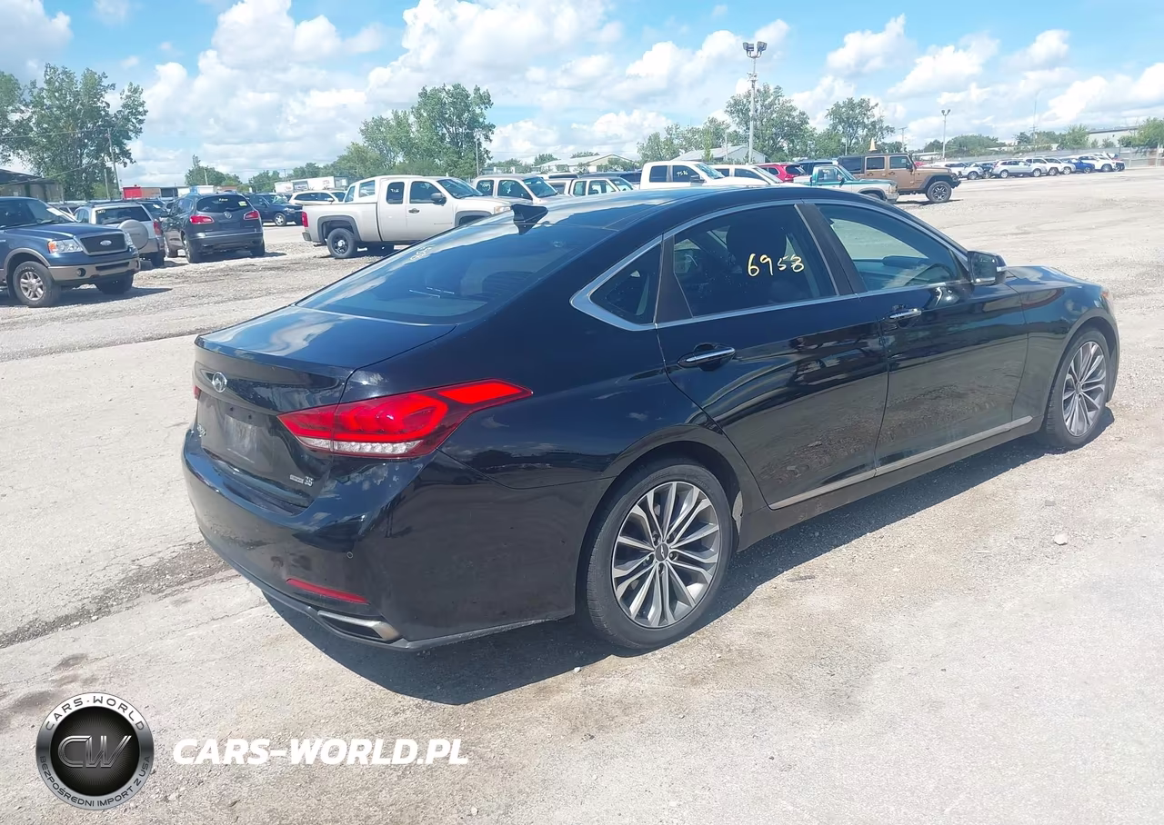 2015 Hyundai Genesis 3.8 VIN:KMHGN4JE9FU016664 - 4
