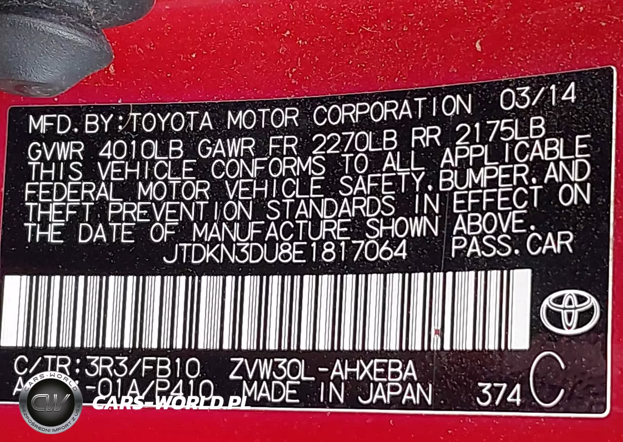 2014 Toyota Prius Three VIN:JTDKN3DU8E1817064 - 9