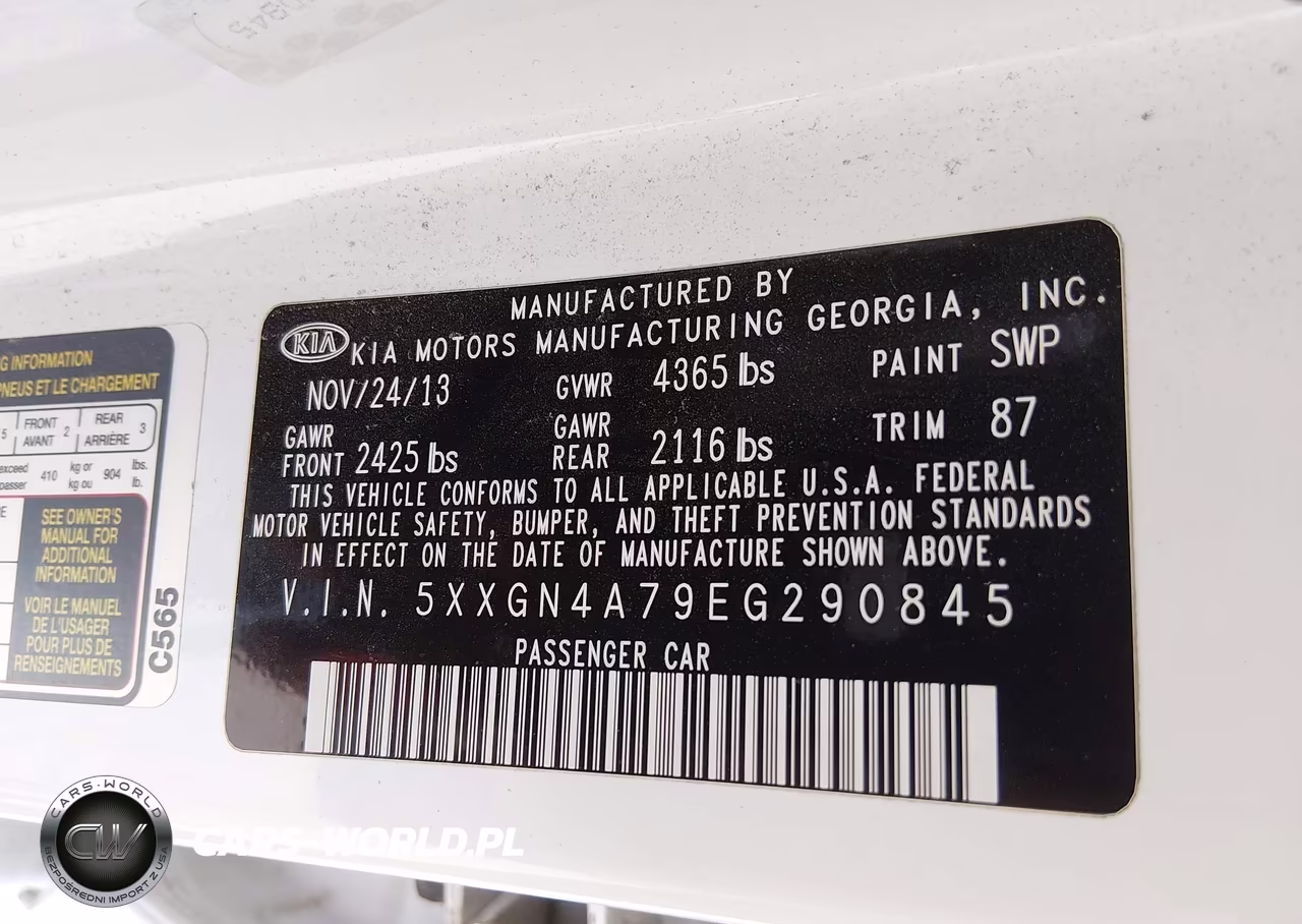 2014 Kia Optima Ex VIN:5XXGN4A79EG290845 - 9