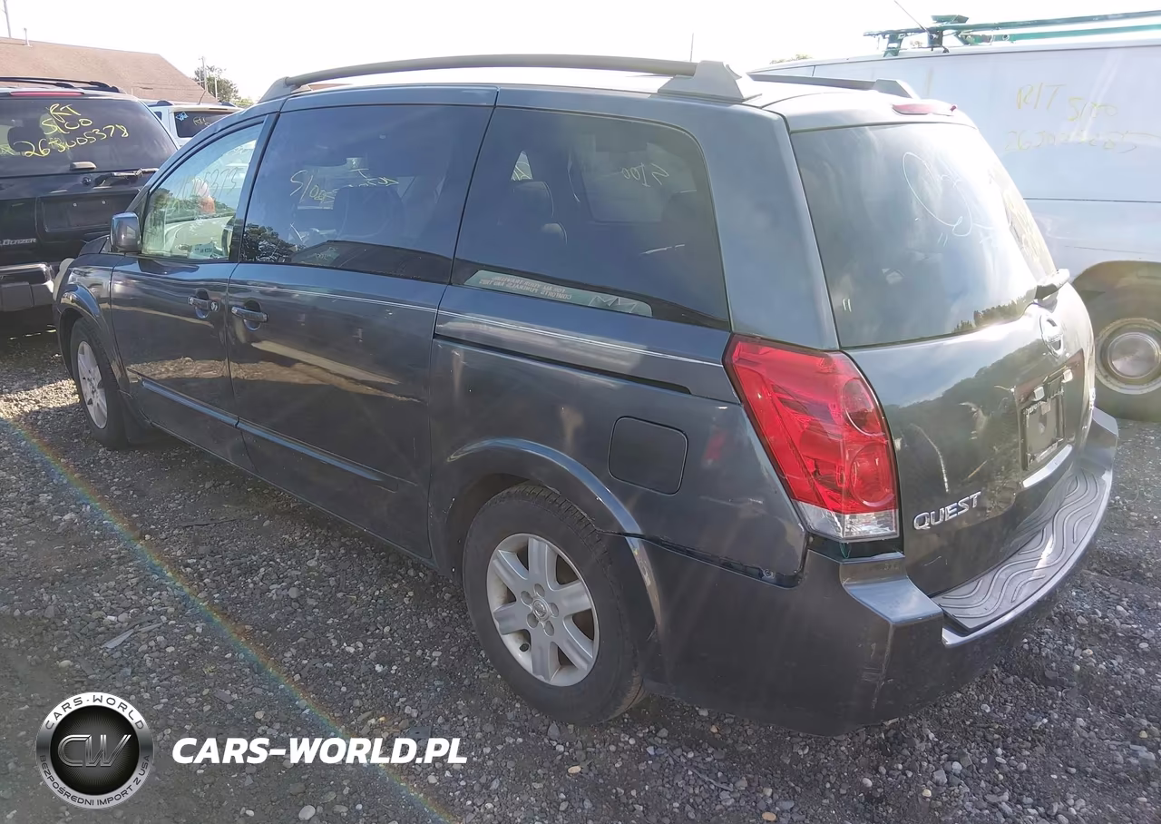 2004 Nissan Quest 3.5 Sl VIN:5N1BV28U34N366178 - 3