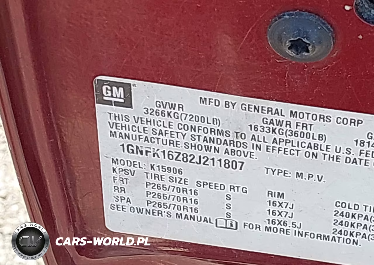 2002 Chevrolet Suburban 1500 Lt VIN:1GNFK16Z82J211807 - 9