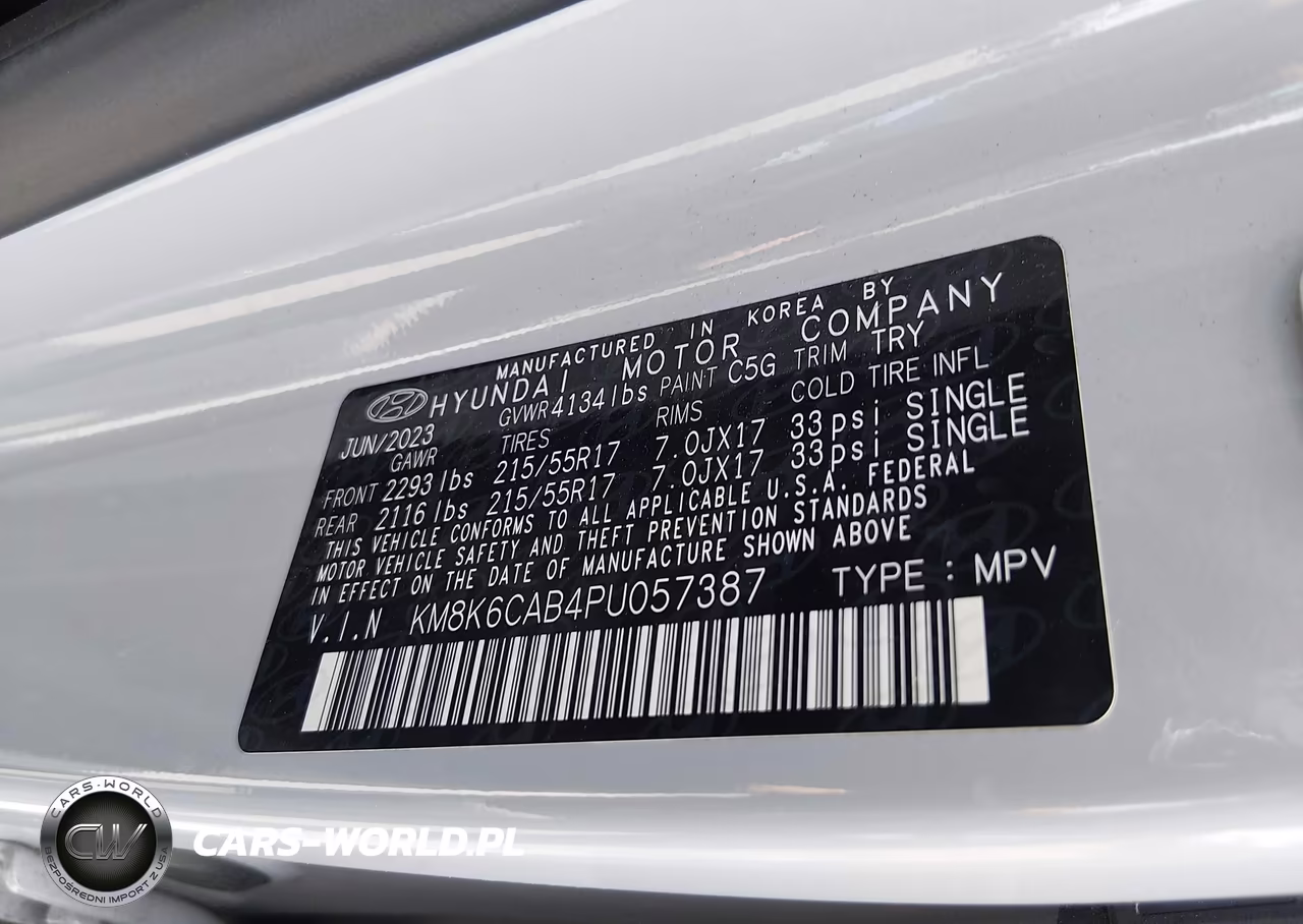 2023 Hyundai Kona Sel VIN:KM8K6CAB4PU057387 - 9