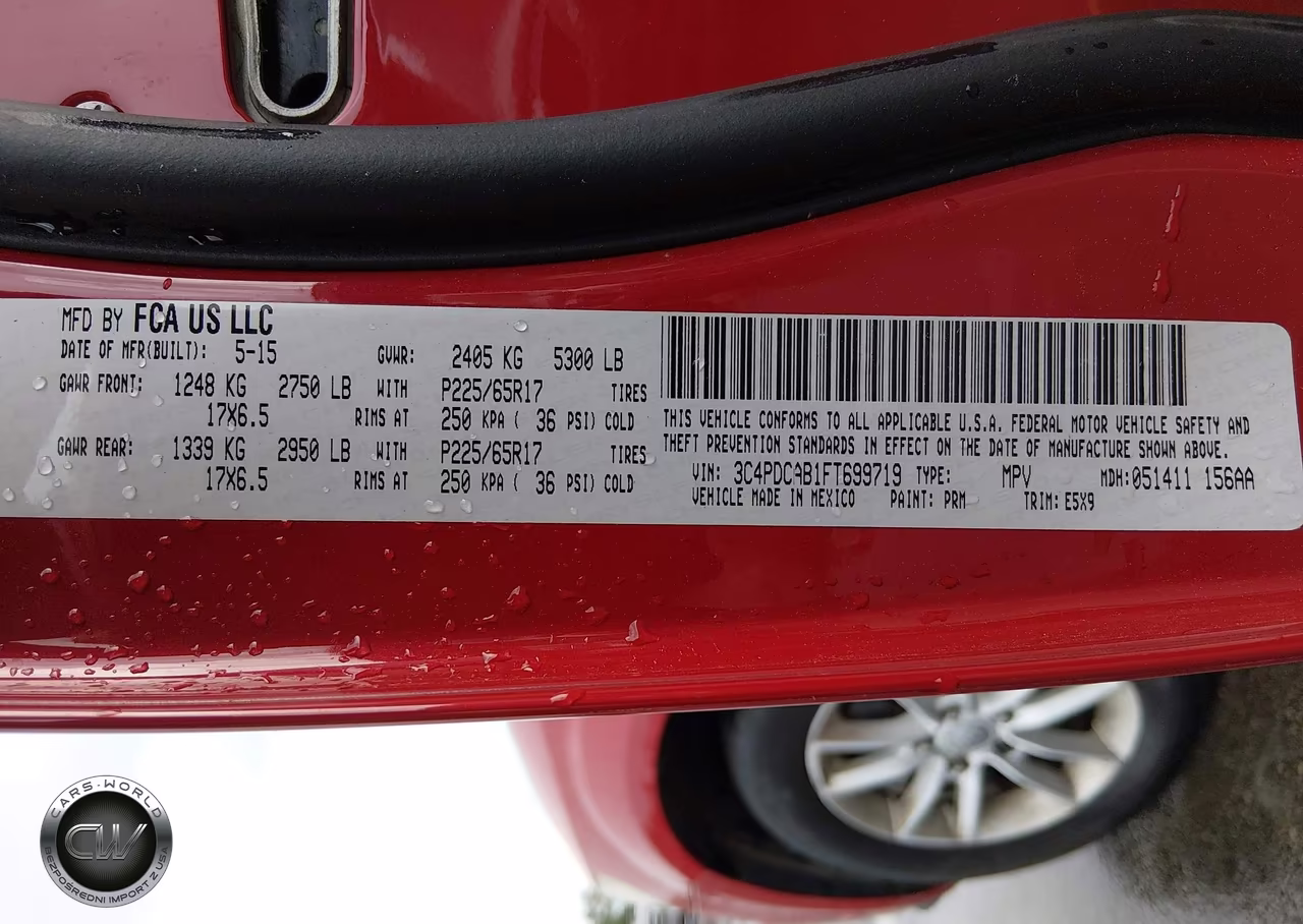 2015 Dodge Journey American Value Pkg VIN:3C4PDCAB1FT699719 - 9
