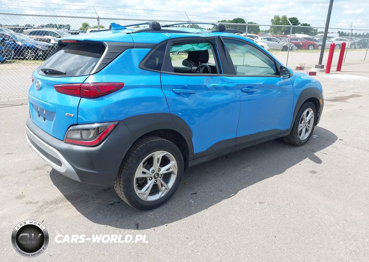2022 Hyundai Kona Sel VIN:KM8K6CAB3NU805009 - 4