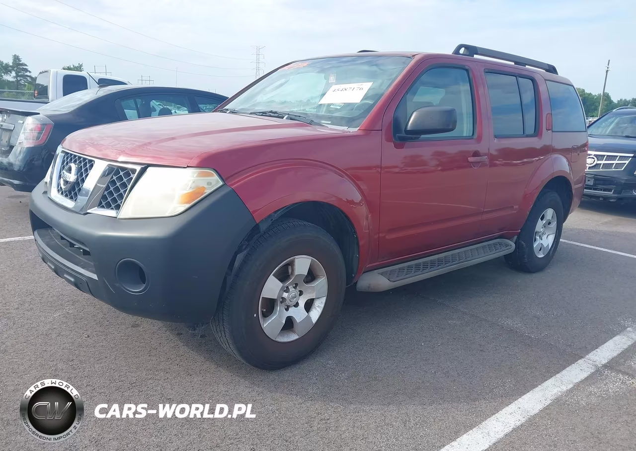 2008 Nissan Pathfinder S VIN:5N1AR18B58C605272 - 2