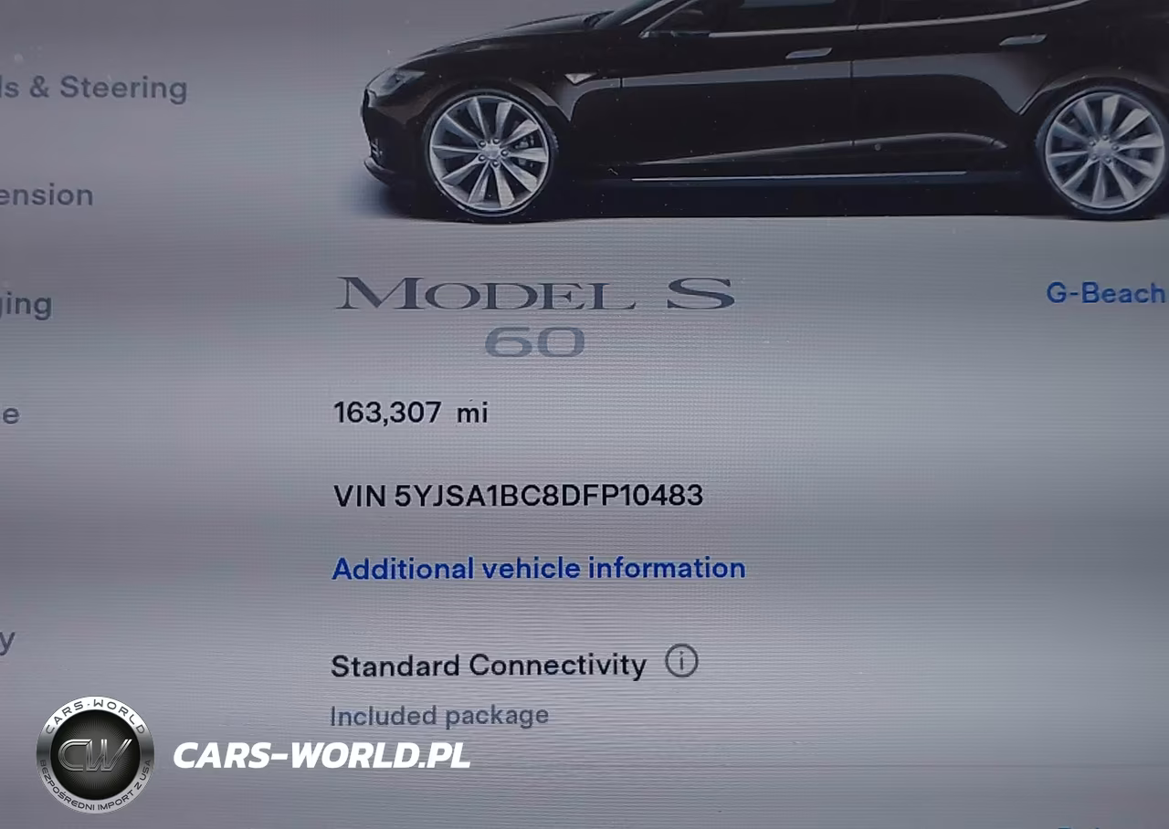 2013 Tesla Model S VIN:5YJSA1BC8DFP10483 - 7