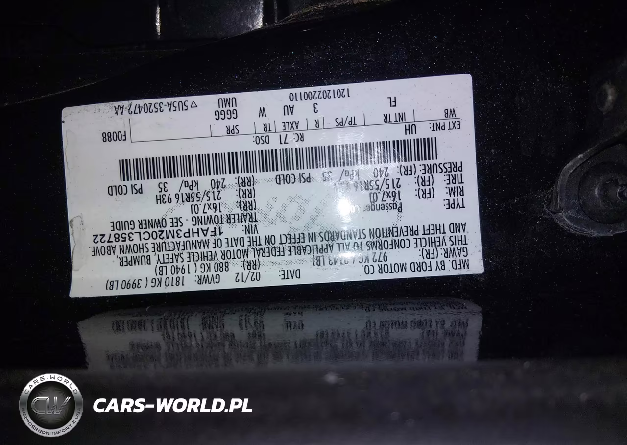 2012 Ford Focus Sel VIN:1FAHP3M20CL358722 - 9