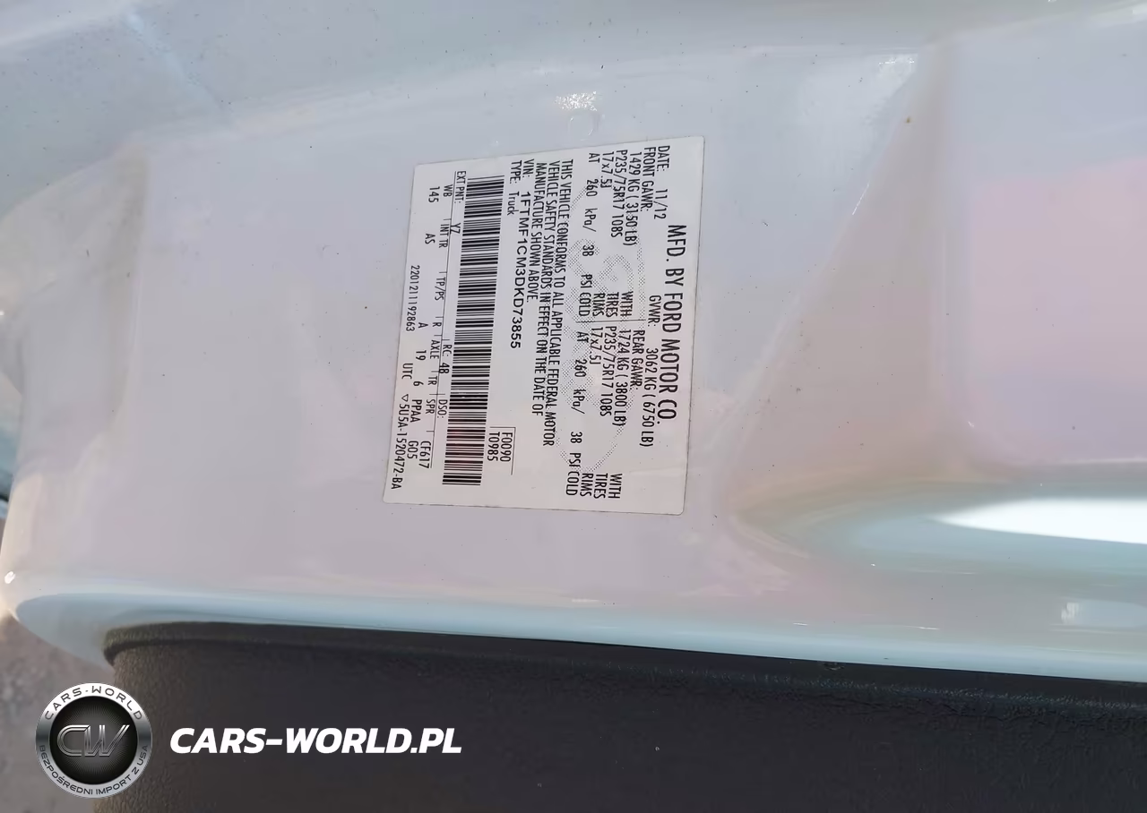 2013 Ford F-150 Stx-Xl-Xlt VIN:1FTMF1CM3DKD73855 - 9
