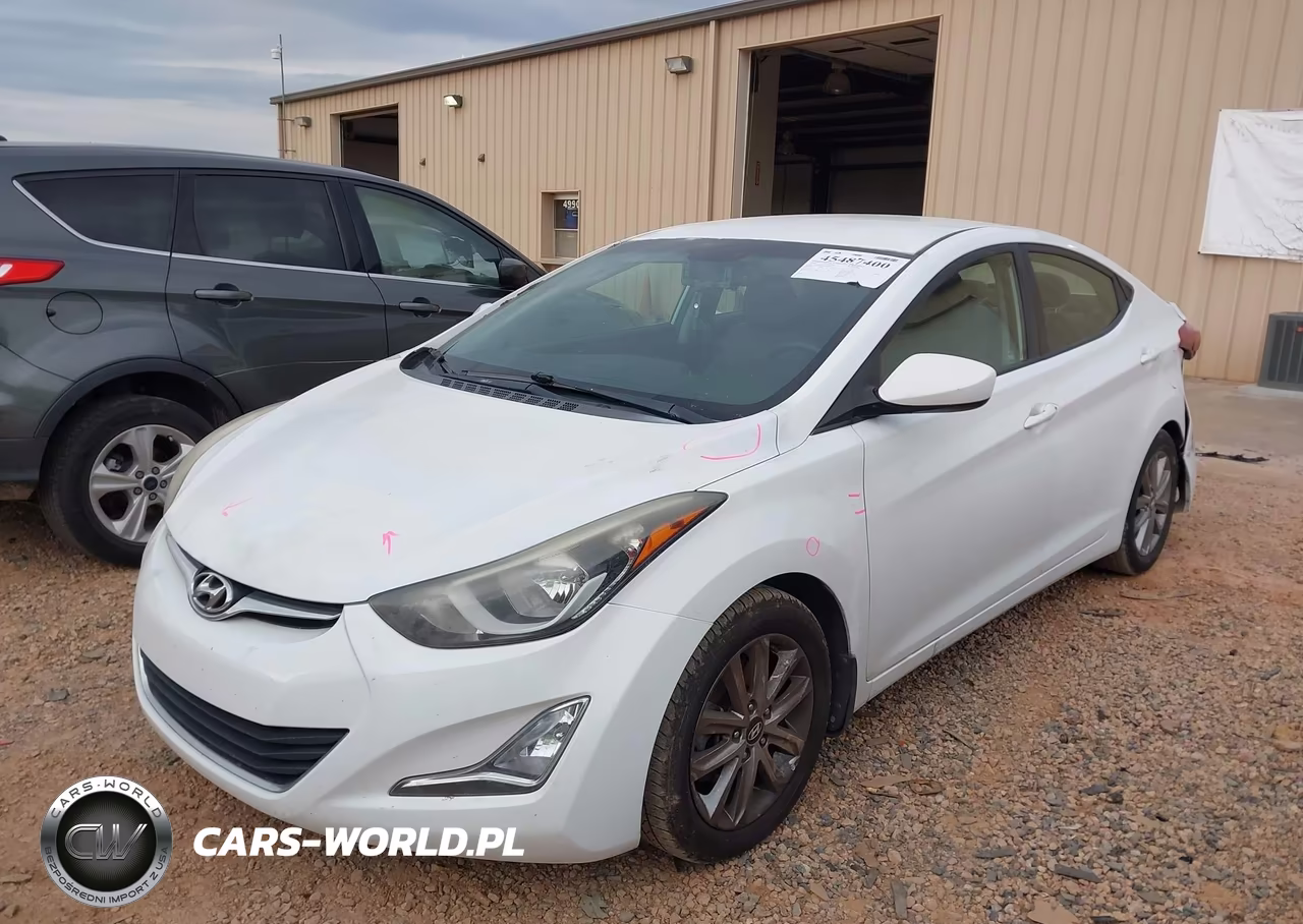2014 Hyundai Elantra Se VIN:5NPDH4AE7EH510027 - 2