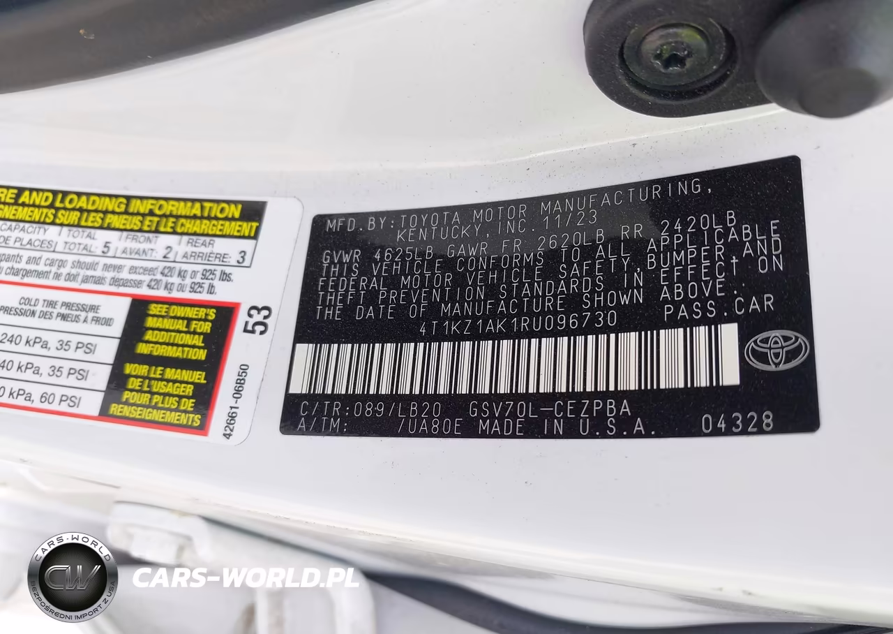 2024 Toyota Camry Xse V6 VIN:4T1KZ1AK1RU096730 - 9