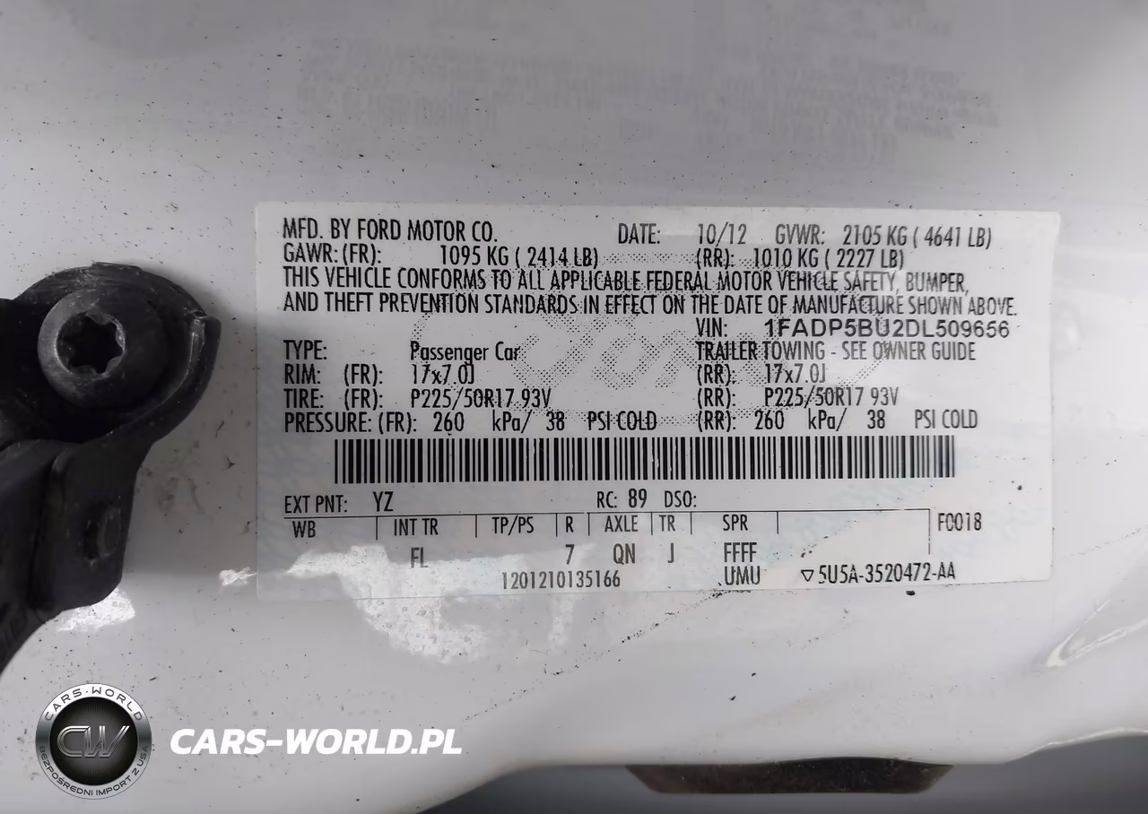 2013 Ford C-Max Hybrid Sel VIN:1FADP5BU2DL509656 - 9