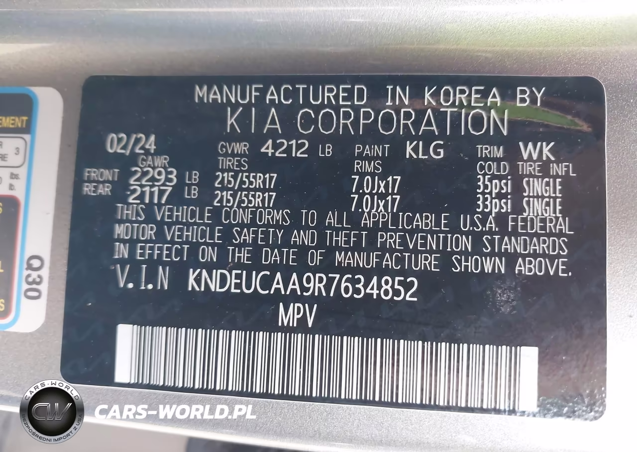 2024 Kia Seltos S VIN:KNDEUCAA9R7634852 - 9