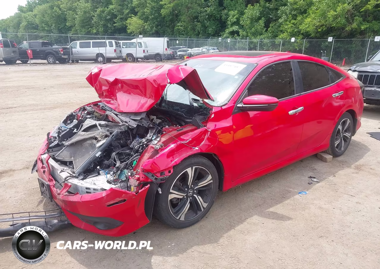 2018 Honda Civic Touring VIN:JHMFC1F91JX026482 - 2