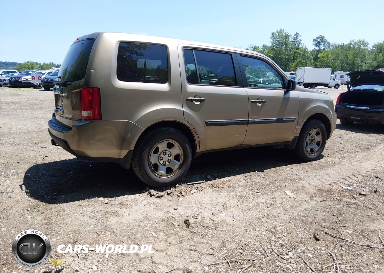 2011 Honda Pilot Lx VIN:5FNYF4H25BB033319 - 4