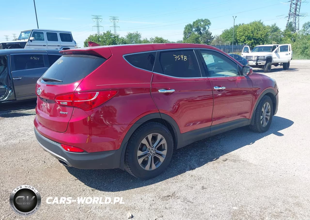 2013 Hyundai Santa Fe Sport VIN:5XYZU3LB2DG116214 - 4
