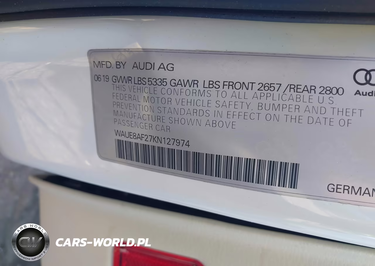 2019 Audi A6 45 Premium VIN:WAUE8AF27KN127974 - 9