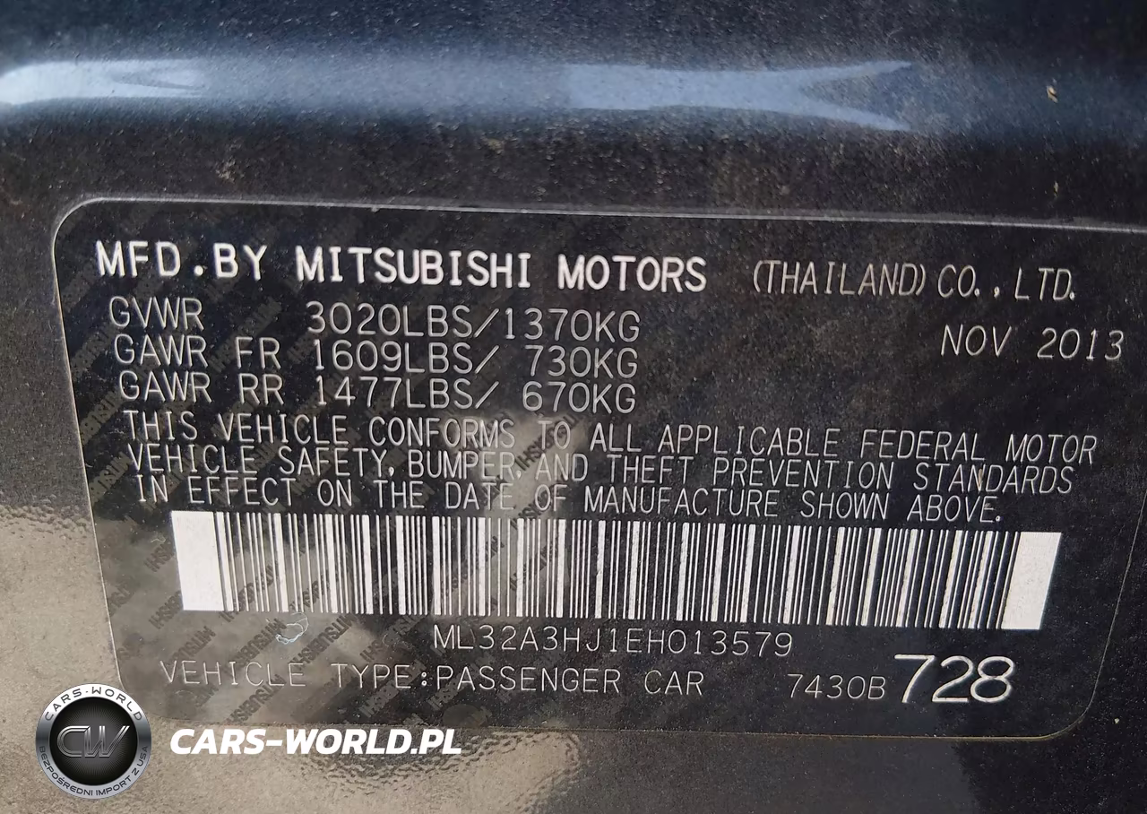 2014 Mitsubishi Mirage De VIN:ML32A3HJ1EH013579 - 9