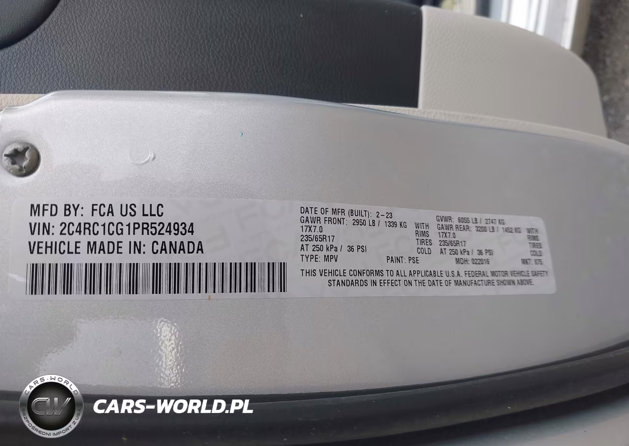 2023 Chrysler Voyager Lx VIN:2C4RC1CG1PR524934 - 9
